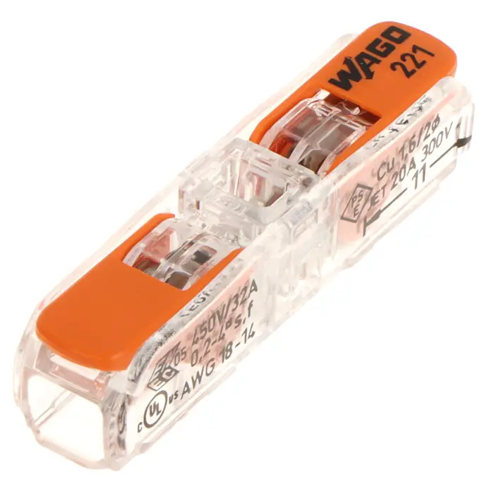 PRZELOTOWA KOSTKA ELEKTRYCZNA WAGO-221-2411*P6